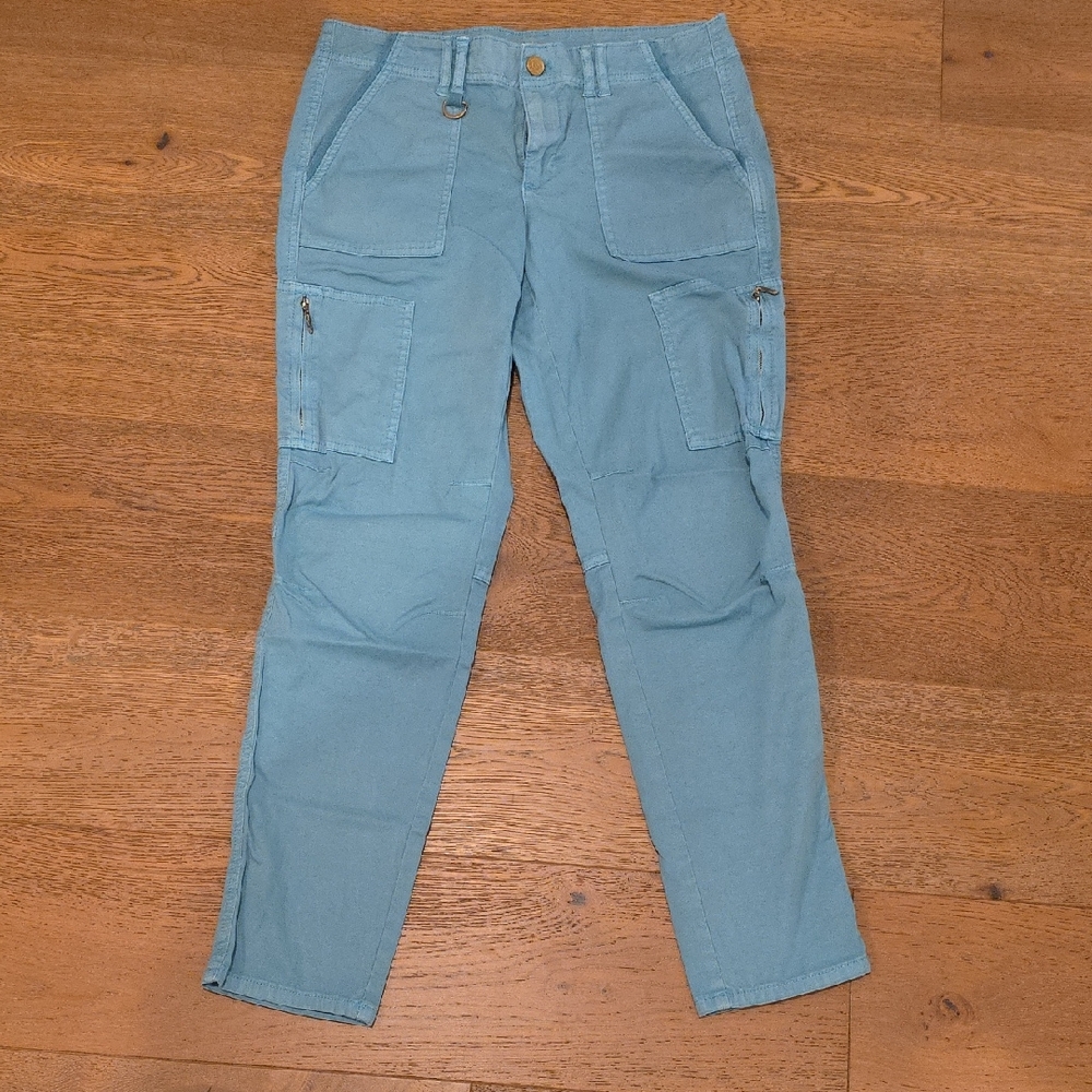 Women's Blue Cargo Jeans
